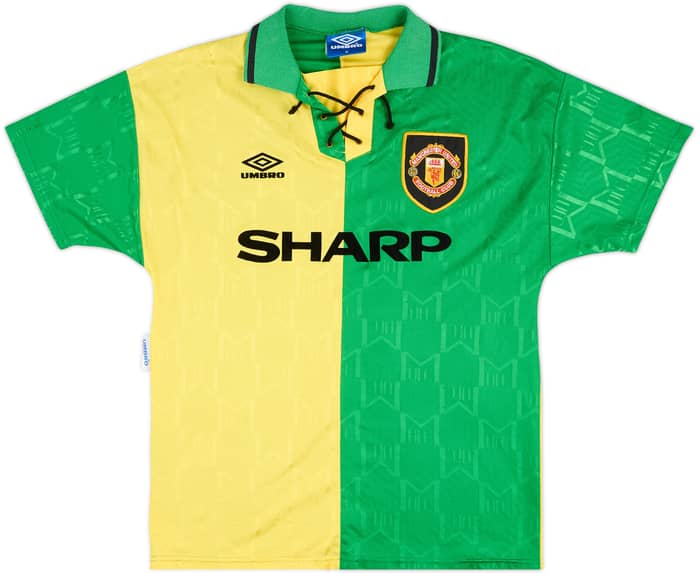1992-94 Manchester United Third Shirt Cantona #7 - 6/10 - (M)
