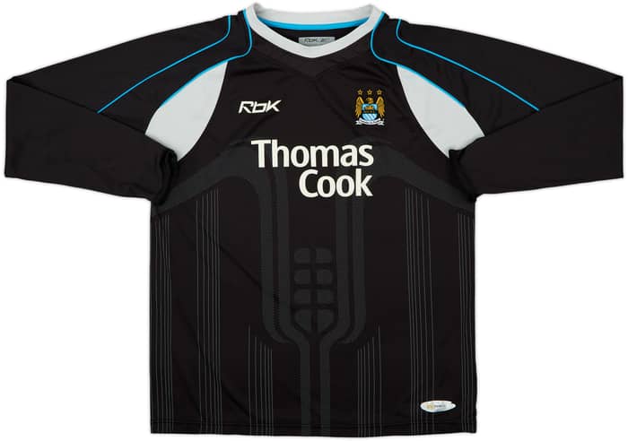 2006-07 Manchester City Away L/S Shirt Corradi #30 - 8/10 - (L)