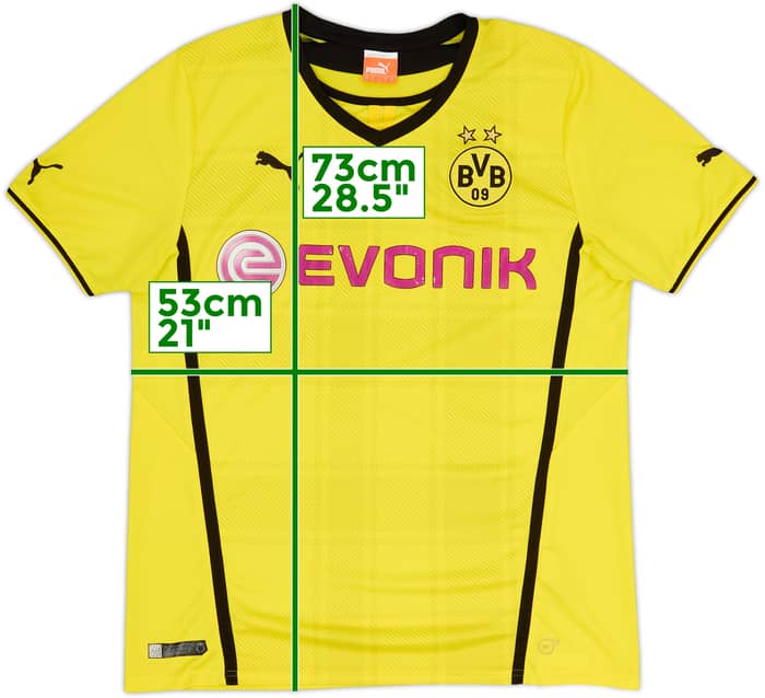 2013-14 Borussia Dortmund Home Shirt - 6/10 - (L)