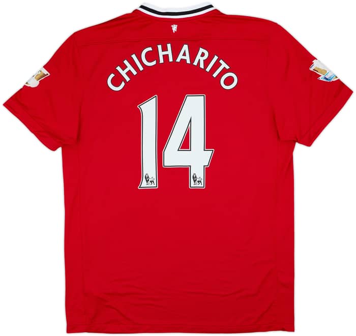2011-12 Manchester United Home Shirt Chicharito #14 - 6/10 - (XL)