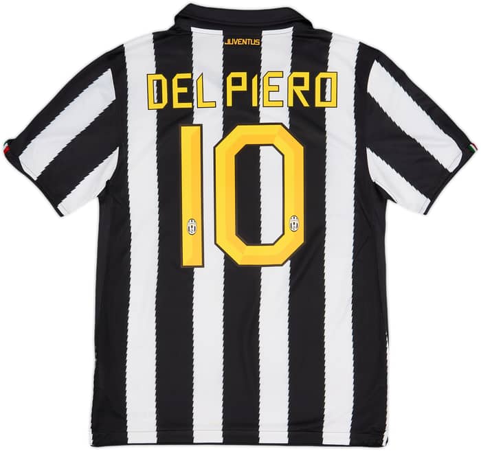 2010-11 Juventus Home Shirt Del Piero #10 - 9/10 - (M)