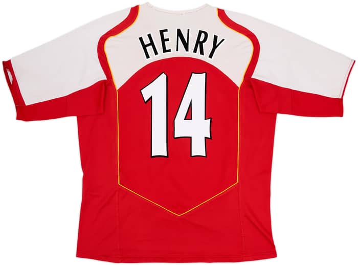 2004-05 Arsenal Home Shirt Henry #14 - 6/10 - (L)