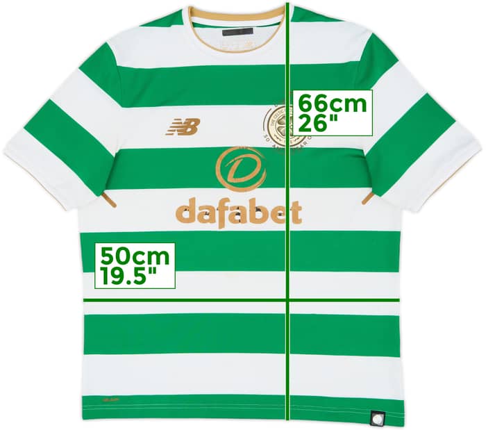 2017-18 Celtic 'Lisbon Lions 50th Anniversary' Home Shirt - 5/10 - (M)