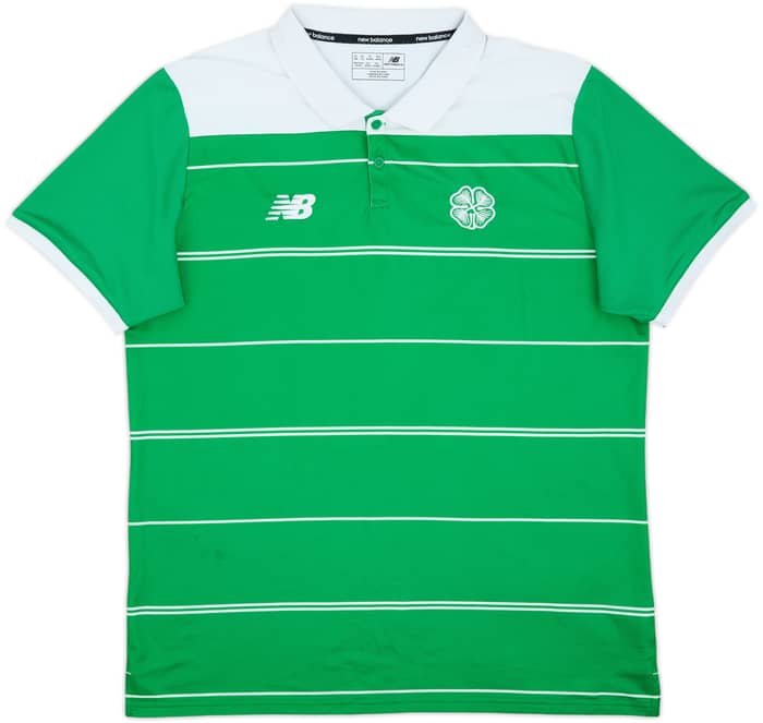 2017-18 Celtic New Balance Polo Shirt - 7/10 - (XL)