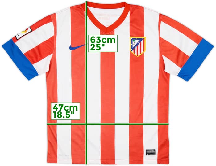 2011-12 Atletico Madrid Home Shirt - 5/10 - (S)