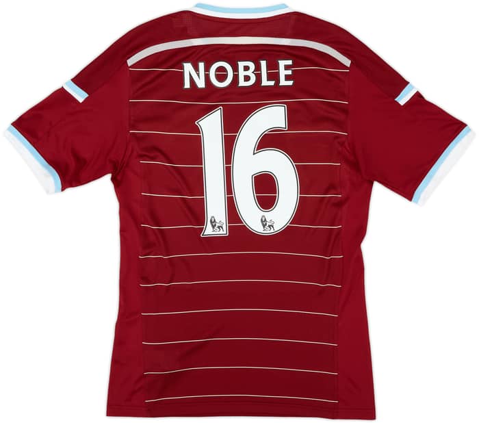 2014-15 West Ham Home Shirt Noble #16 - 10/10 - (M)