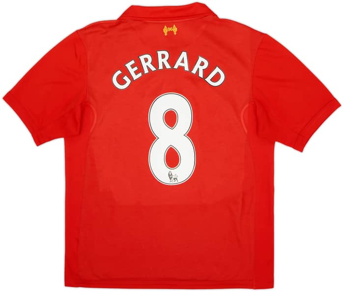 2012-13 Liverpool Home Shirt Gerrard #8 - 6/10 - (M)