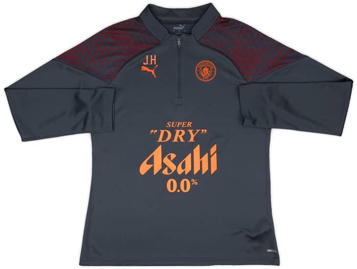 2023-24 Manchester City Women's Player Issue 1/4 Zip Training Top - 9/10