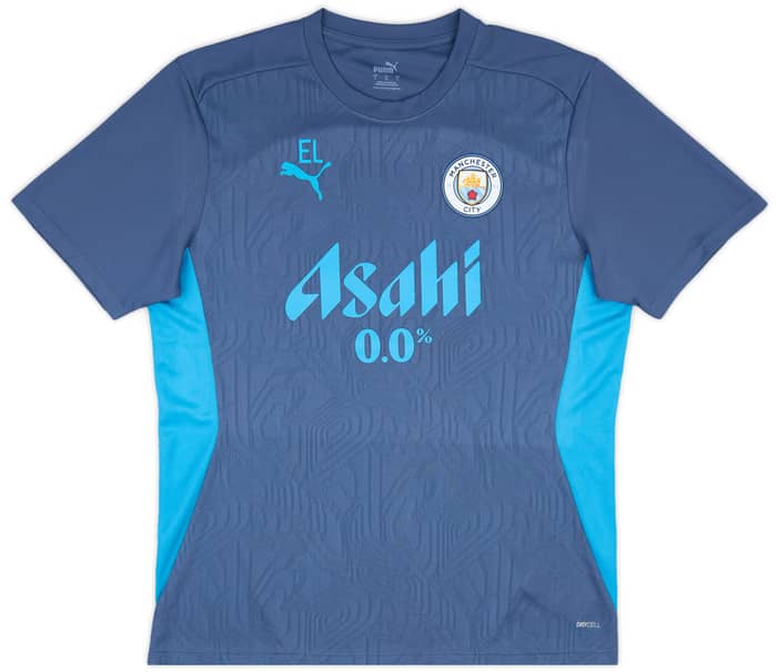 2024-25 Manchester City Staff Issue Training Shirt # - As New - (L)