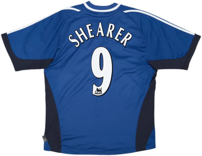 2001-02 Newcastle Away Shirt Shearer #9 - 8/10 - (L)