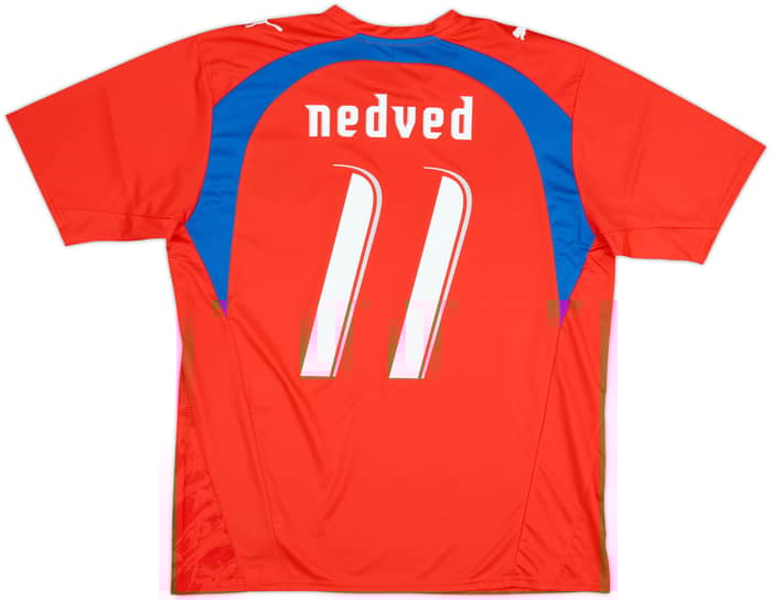 2006-08 Czech Republic Basic Home Shirt Nedved #11 (L)