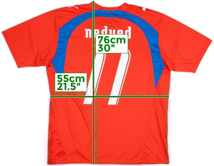 2006-08 Czech Republic Basic Home Shirt Nedved #11 (L)