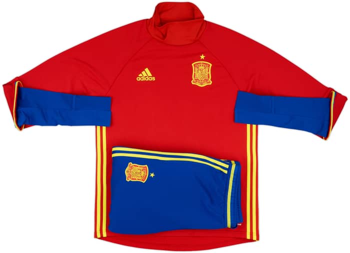 2016-18 Spain adidas Tracksuit - 9/10 - (M)