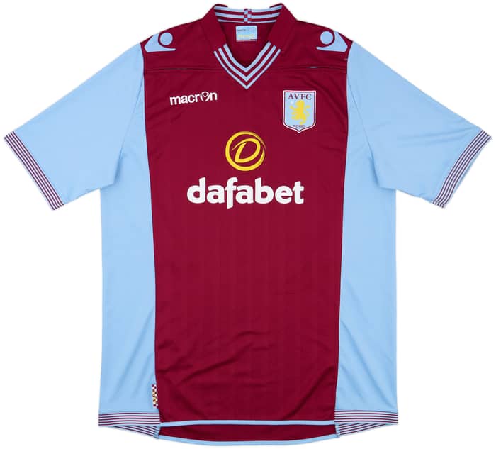 2013-14 Aston Villa Home Shirt Grealish #40 - 8/10 - (3XL)