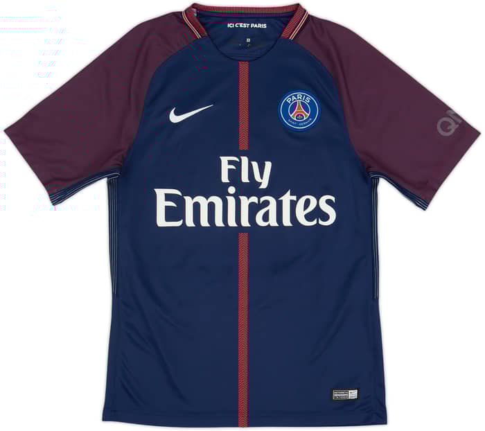 Camiseta de local del Paris Saint-Germain 2017-18 Cavani #9 - 8/10 - (S)