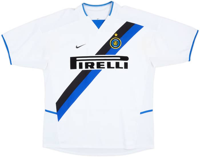 2002-03 Inter Milan Away Shirt J.Zanetti #4 - 4/10 - (L)