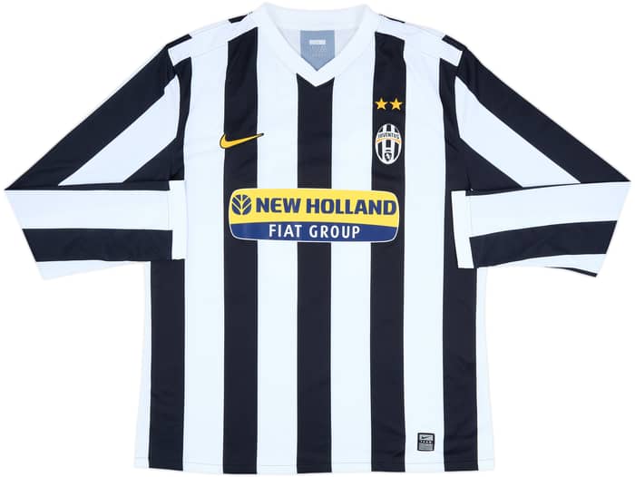 2009-10 Juventus Player Issue Home L/S Shirt Del Piero #10 - 9/10 - (XL)