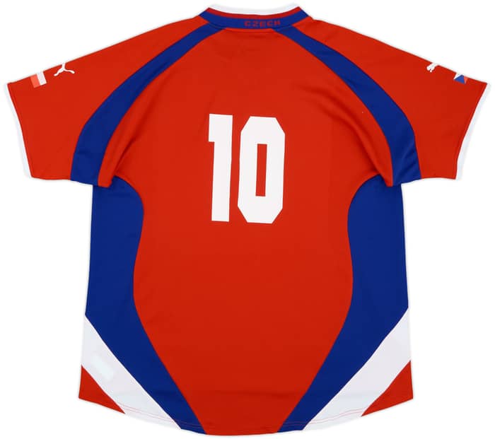2000-02 Czech Republic Home Shirt #10 - 7/10 - (XL)