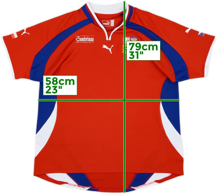 2000-02 Czech Republic Home Shirt #10 - 7/10 - (XL)