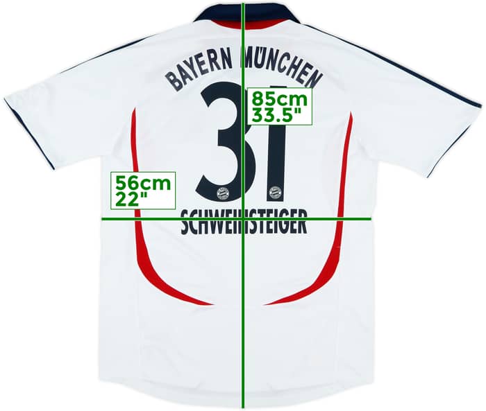2006-07 Bayern Munich Away Shirt Schweinsteiger #31 - 7/10 - (L)