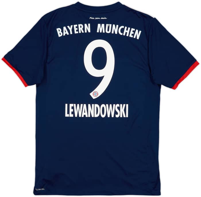 2017-18 Bayern Munich Away Shirt Lewandowski #9 - 8/10 - (M)