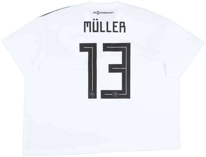 2018-19 Germany Home Shirt Muller #13 - 7/10 - (3XL)