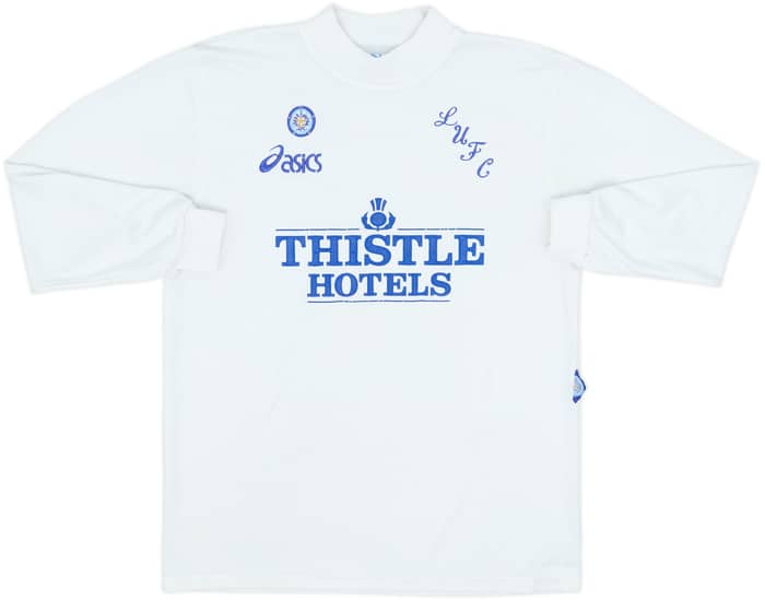 1995-96 Leeds United Home L/S Shirt Yeboah #21 - 6/10 - (M)