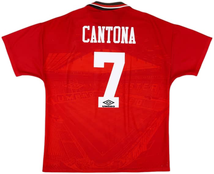 1994-96 Manchester United Home Shirt Cantona #7 - 6/10 - (L)