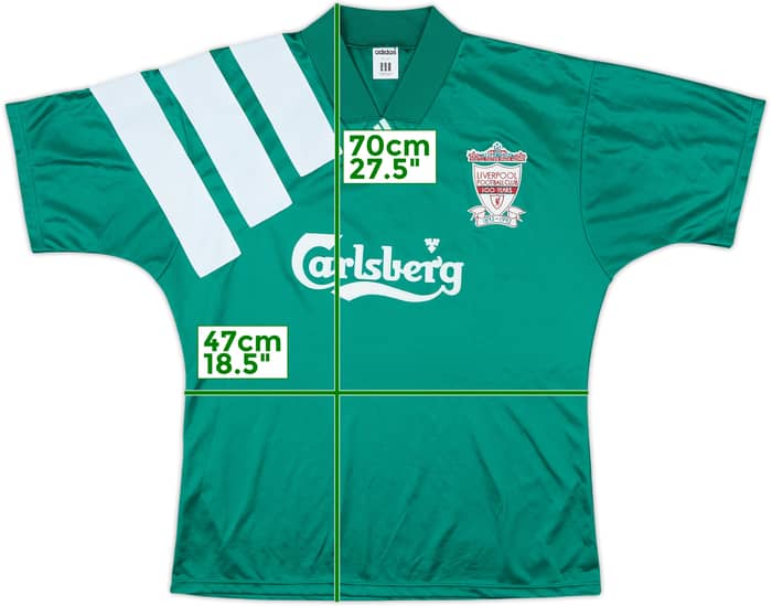 1992-93 Liverpool Centenary Away Shirt - 9/10 - (L)
