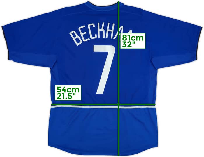 2002-03 Manchester United Third Shirt Beckham #7 - 6/10 - (L)