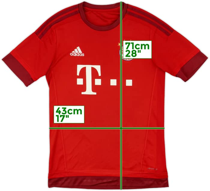 2015-16 Bayern Munich Home Shirt - 5/10 - (S)