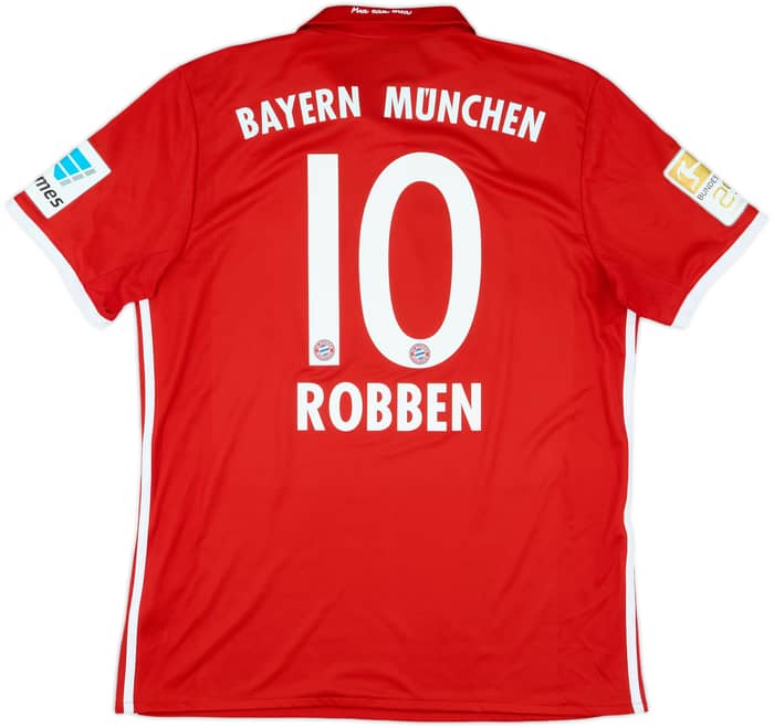 2016-17 Bayern Munich Home Shirt Robben #10 - 8/10 - (L)