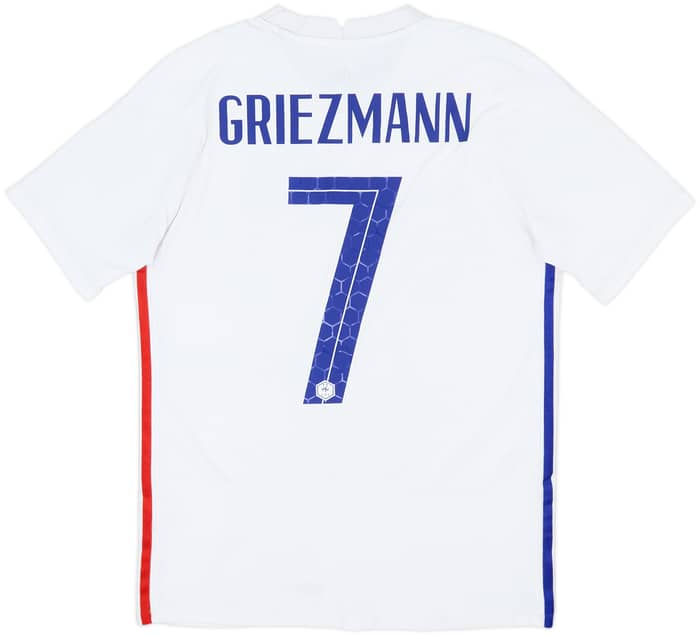 2020-21 France Authentic Away Shirt Griezmann #7 - 6/10 - (S)