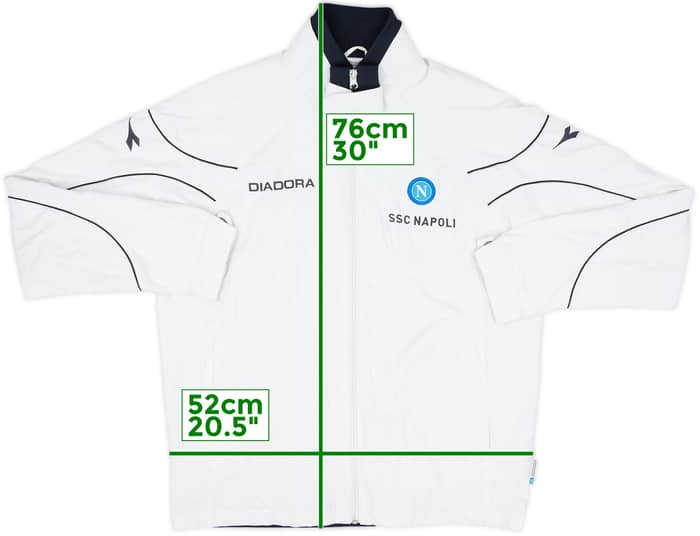 2002-03 Napoli Diadora Track Jacket - 8/10 - (L)