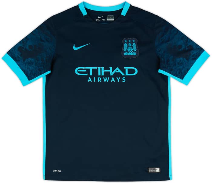 2015-16 Manchester City Away Shirt - 4/10 - (XL.Boys)