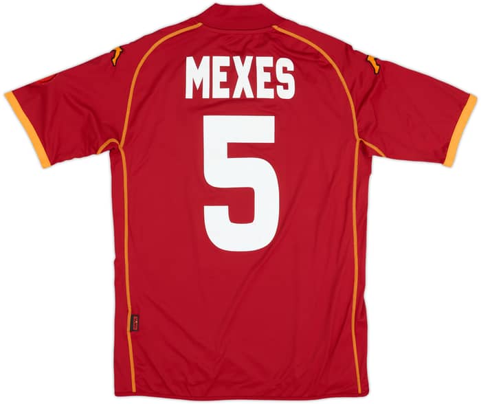 2008-09 Roma Home Shirt Mexes #5 - 6/10 - (S)