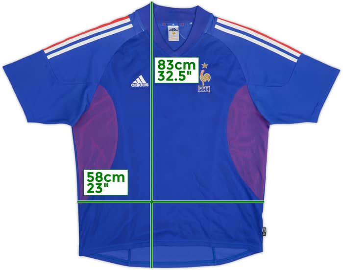 2002-04 France Home Shirt - 5/10 - (XL)