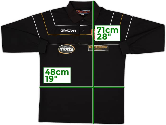 2013-14 Salernitana Givova Polo L/S Shirt - 8/10 - (S)