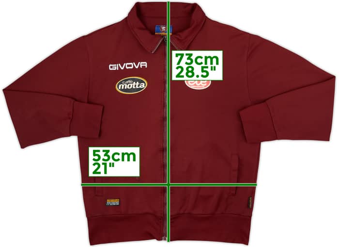2012-13 Salernitana Givova Track Jacket - 5/10 - (L)