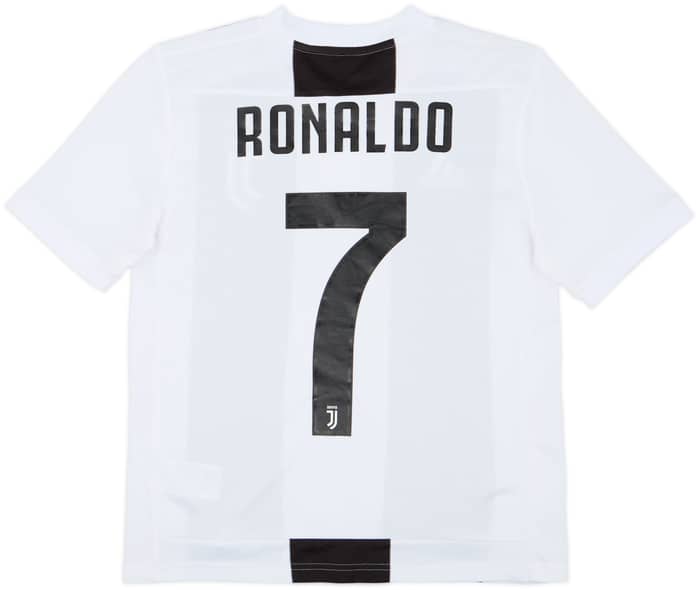 2018-19 Juventus Home Shirt Ronaldo #7 - 9/10 - (L.Boys)