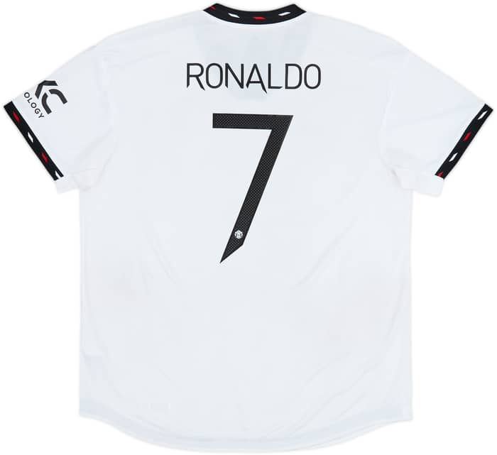 2022-23 Manchester United Authentic Away Shirt Ronaldo #7 - 9/10 - (XL)