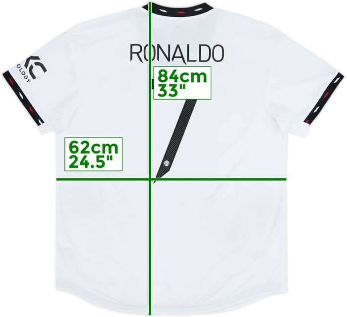 2022-23 Manchester United Authentic Away Shirt Ronaldo #7 - 9/10 - (XL)