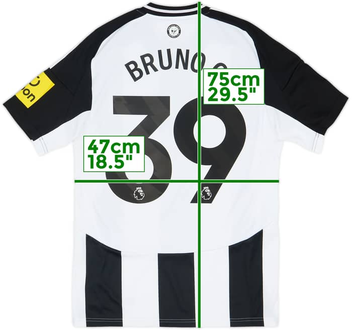 2024-25 Newcastle Home Shirt Bruno G. #39 - 6/10 - (M)