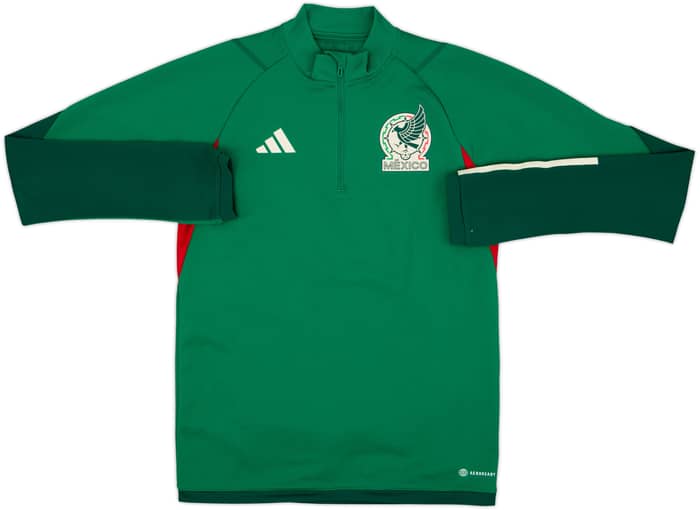 2022-23 Mexico adidas 1/4 Zip Drill Top - 8/10 - (XS)