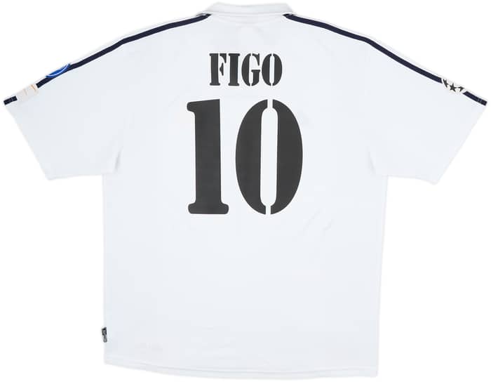 2002-03 Real Madrid Centenary Home Shirt Figo #10 - 8/10 - (XL)