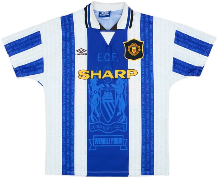 1994-96 Manchester United Third Shirt Beckham #24 - 8/10 - (L)