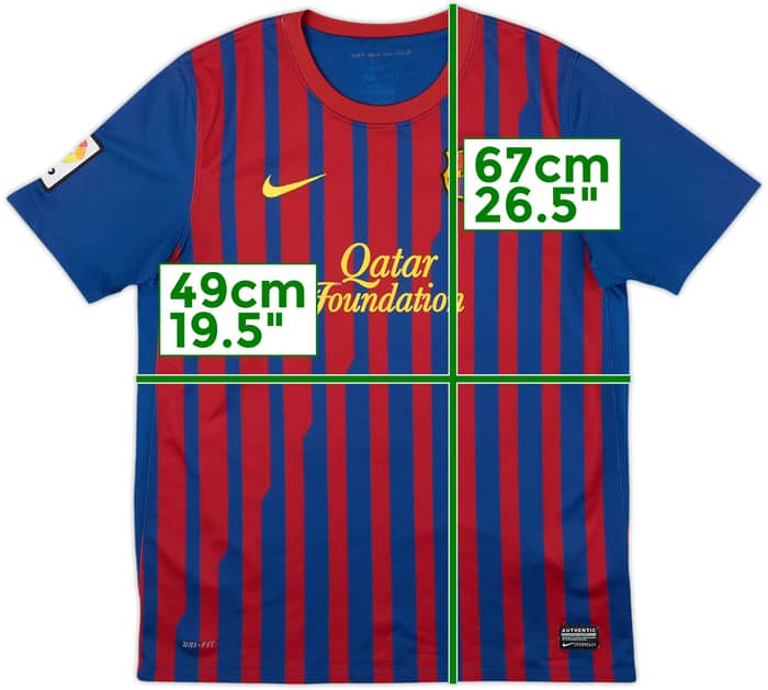 2011-12 Barcelona Home Shirt - 6/10 - (XL.Boys)