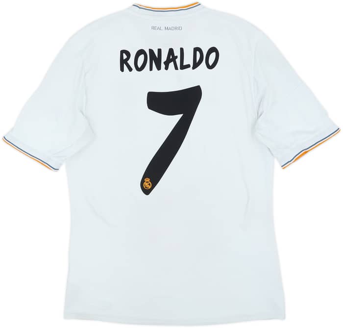 2013-14 Real Madrid Home Shirt Ronaldo #7 - 7/10 - (M)