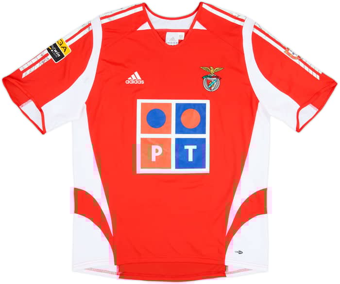 2005-06 Benfica Home Shirt Nuno Gomes #21 - 5/10 - (L)