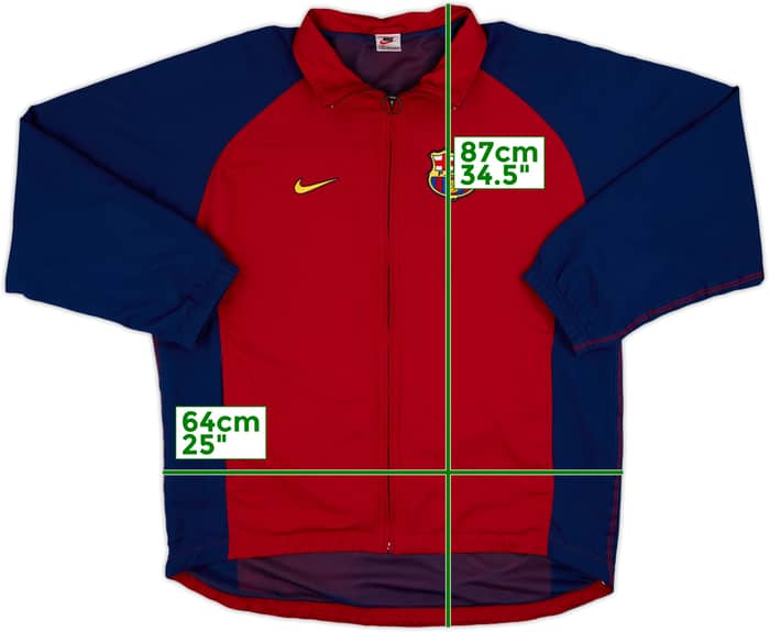 1998-99 Barcelona Nike Track Jacket - 6/10 - (XL)